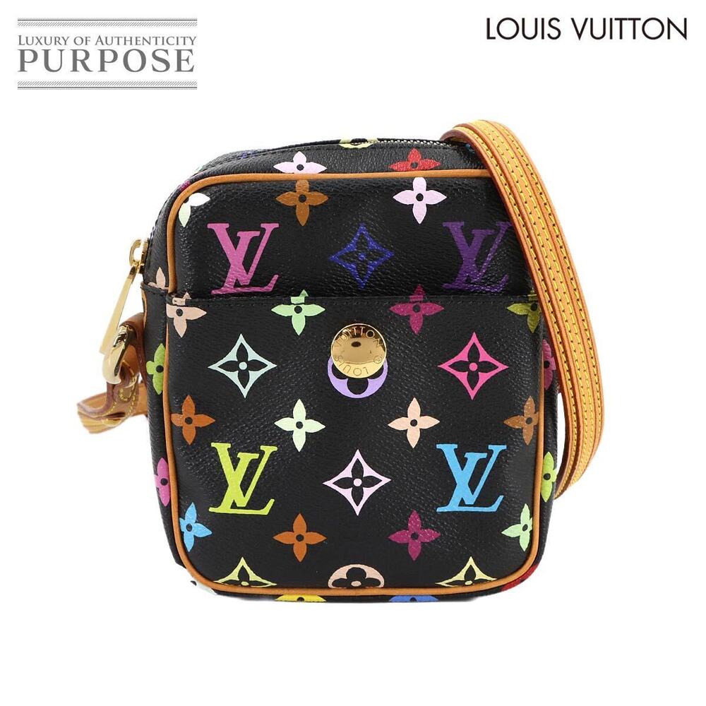 Louis Vuitton Monogram Multicolor Rift Shoulder Bag Noir Black